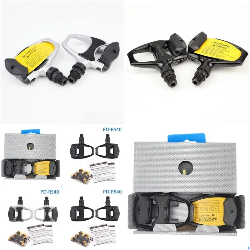 bike pedals pd-r540 road bike pedals spd self-holding pedals cycling components racing cleat parts 220829