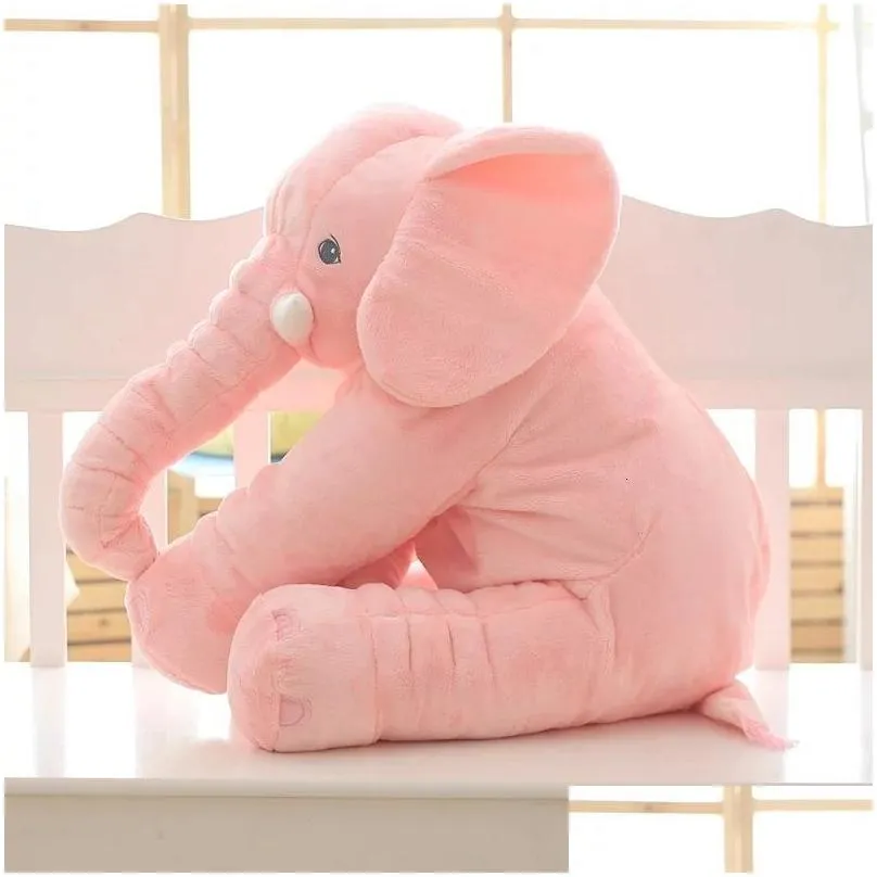 65cm plush elephant toy baby sleeping back cushion soft stuffed pillow elephant doll born playmate doll kids birthday gift t191111