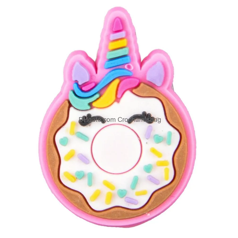 Sweets Cute Lollipop Fruits Candy Donut Charms for Craft Shoe Accessory