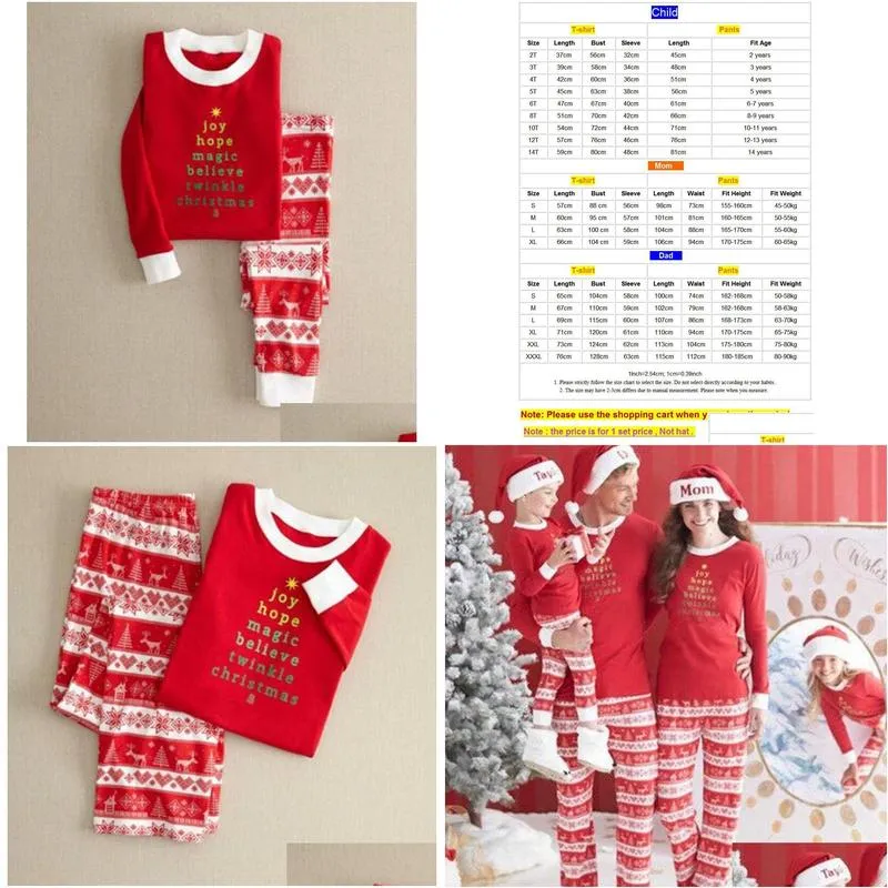  year family christmas pajamas family matching outfit father mother daughter girl boy clothing sets pyjamas family look 201128