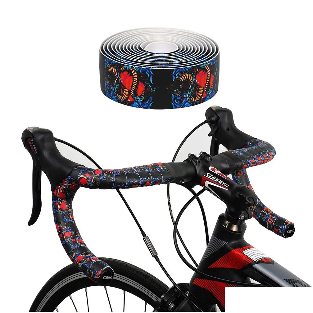 bike handlebars components chooee bicycle handlebar tape anti-vibration 700c road bike handle bar wrap 2350mm cycling accessories