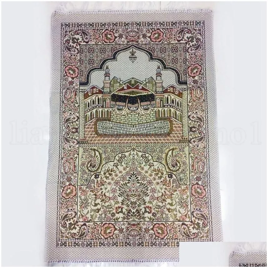 islamic muslim prayer mat salat musallah prayer rug tapis carpet tapete banheiro islamic praying mat 70x110cm rrb10932