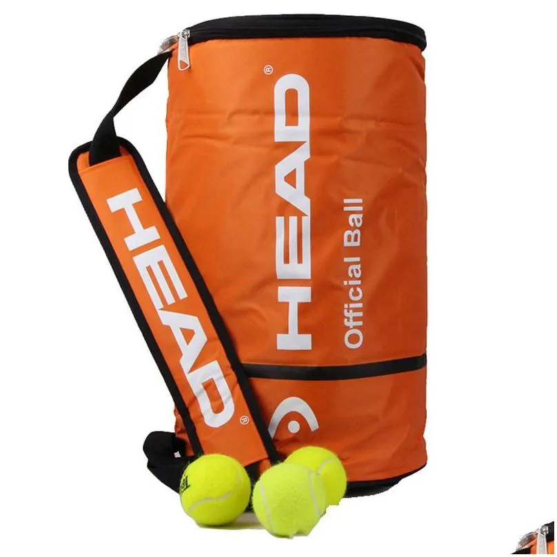 head tennis ball bag single shoulder racket tennis bags large capacity for 70-100 pcs balls accessories with heat insulation 220720