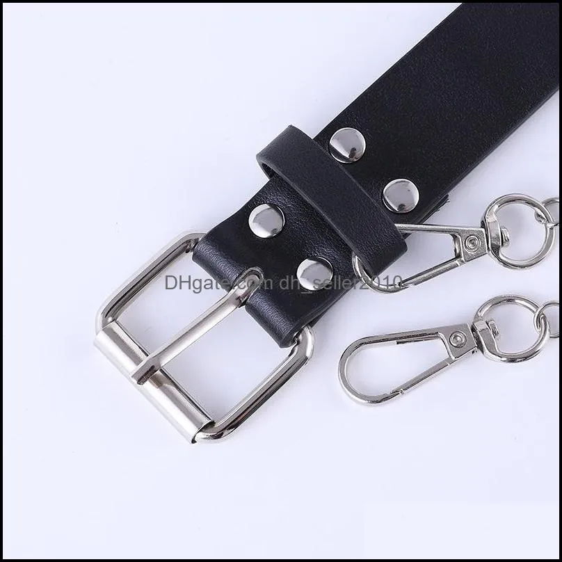 Punk Chain Women Belts Hollowing Out Hole Waistband Jeans Pin Buckle Fashion Girdle Leisure Decorate 5 5yfa O2