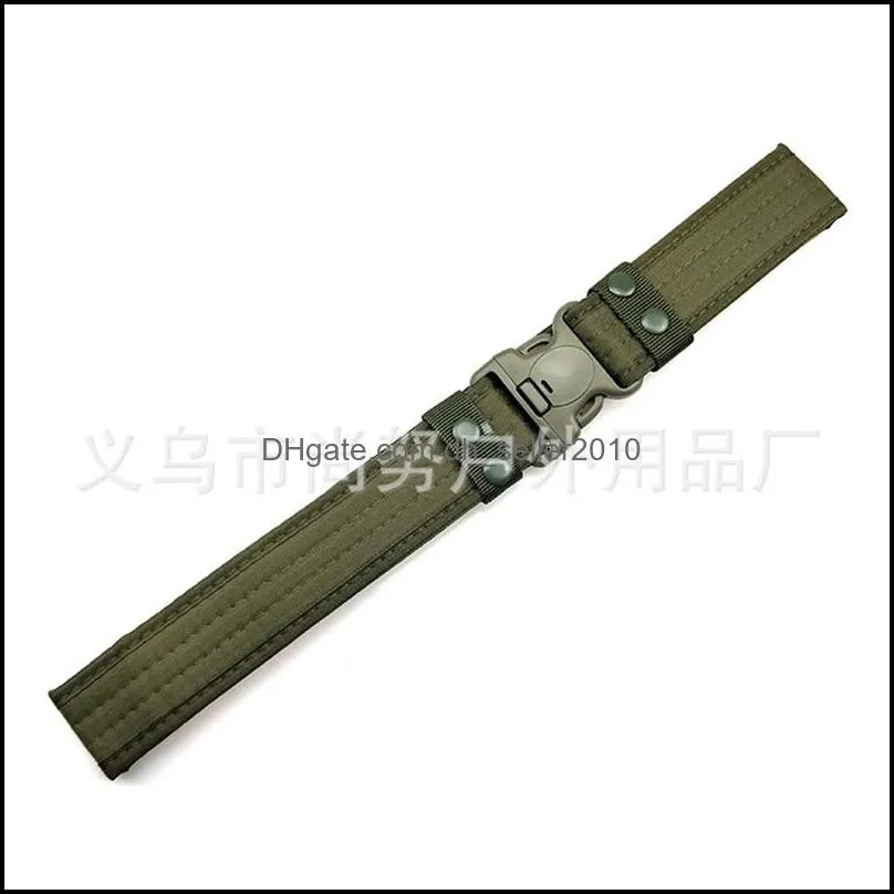 Outdoors Buckle Belt Plastic Waistband Student Wide Sport Type Oxford Cloth Durable EVA Interlayer Waist Band Camouflage 4 55sn O2