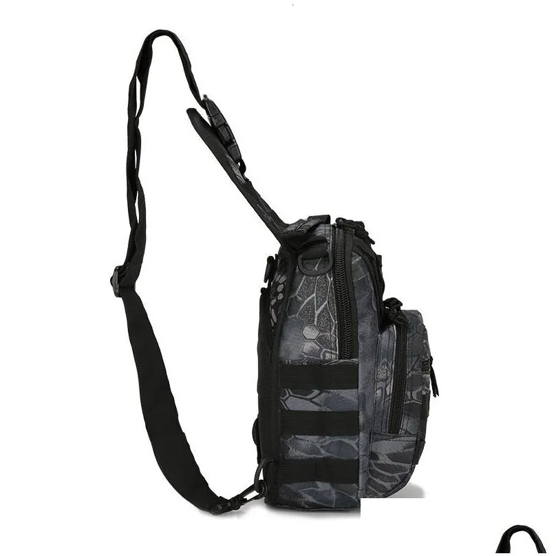 outdoor military cross body bag sports climbing bag tactical hiking camping hunting daypack fishing bag