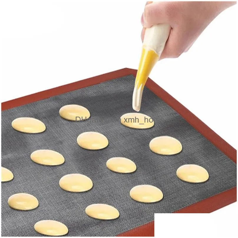 perforated silicone baking mat non-stick oven sheet liner for cookie /bread/ macaroon kitchen bakeware accessories xbjk2103
