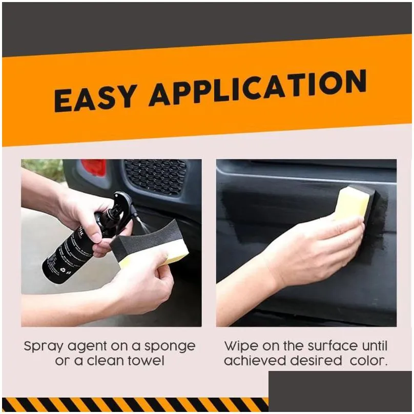 car interior renovated coating paste plastic parts retreading agent wax instrument wax car dashboard reducing agent 30ml/50ml1