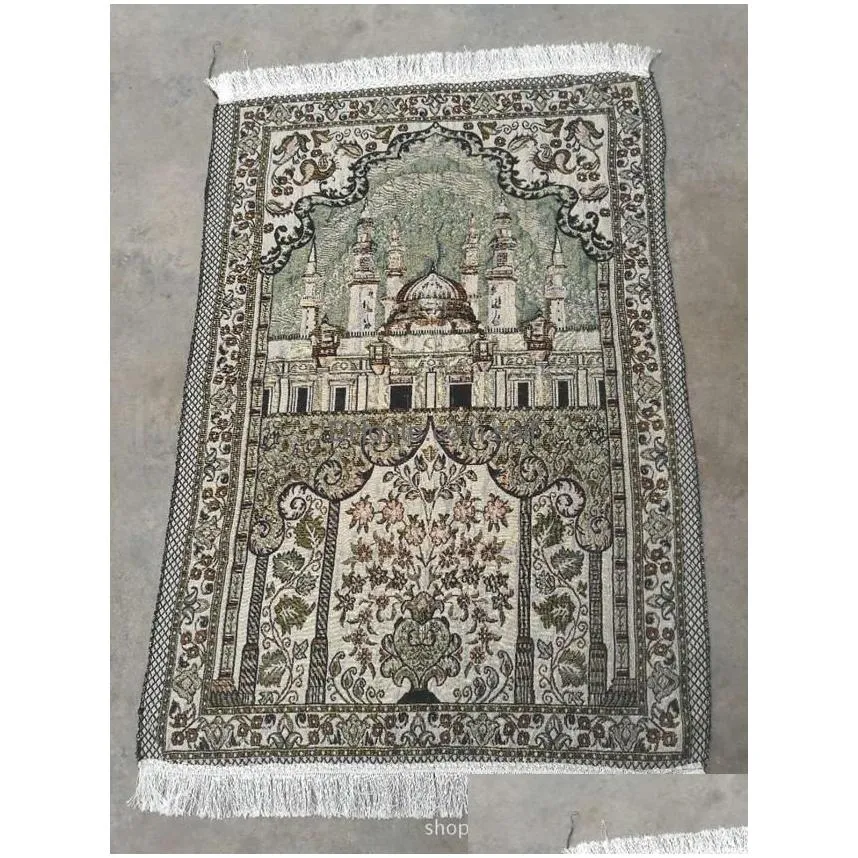 islamic muslim prayer mat salat musallah prayer rug tapis carpet tapete banheiro islamic praying mat 70x110cm rrb10932