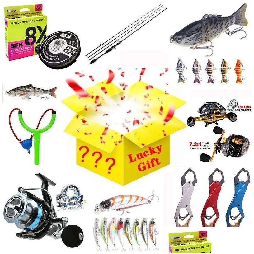 baits lures most lucky mystery lure lure/set 100% winning high quality surprise gift blind box random fishing set 220531 drop deli