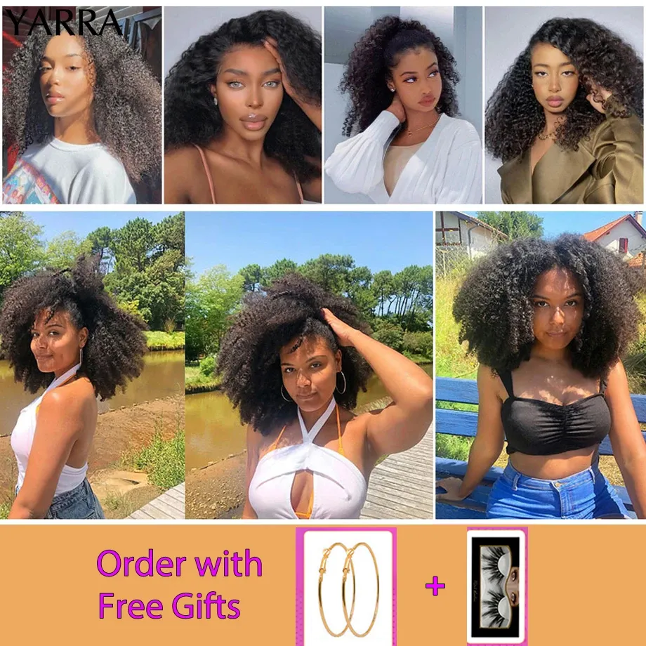 Brazilian Afro Kinky Curly Human Hair Bundles 4b 4c Afro Kinky Bulk Human Hair Weave Bundle Deal Hair Extensions