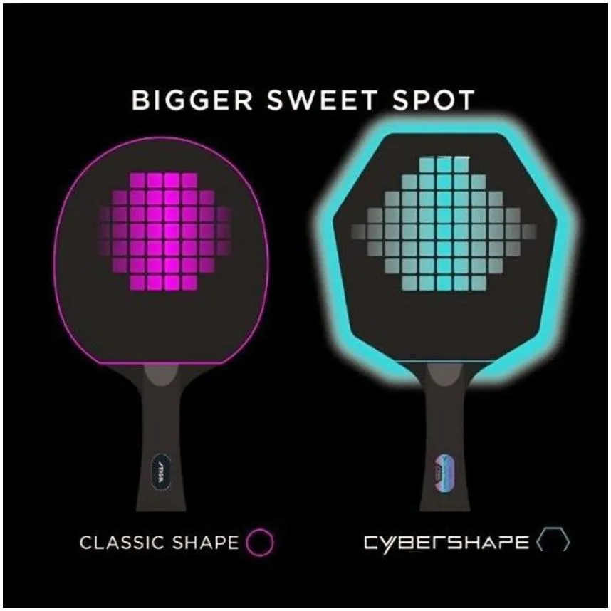 table tennis raquets cybershape hexagon pure wood bony material table tennis blade 5 layers popla table tennis racket for trainning