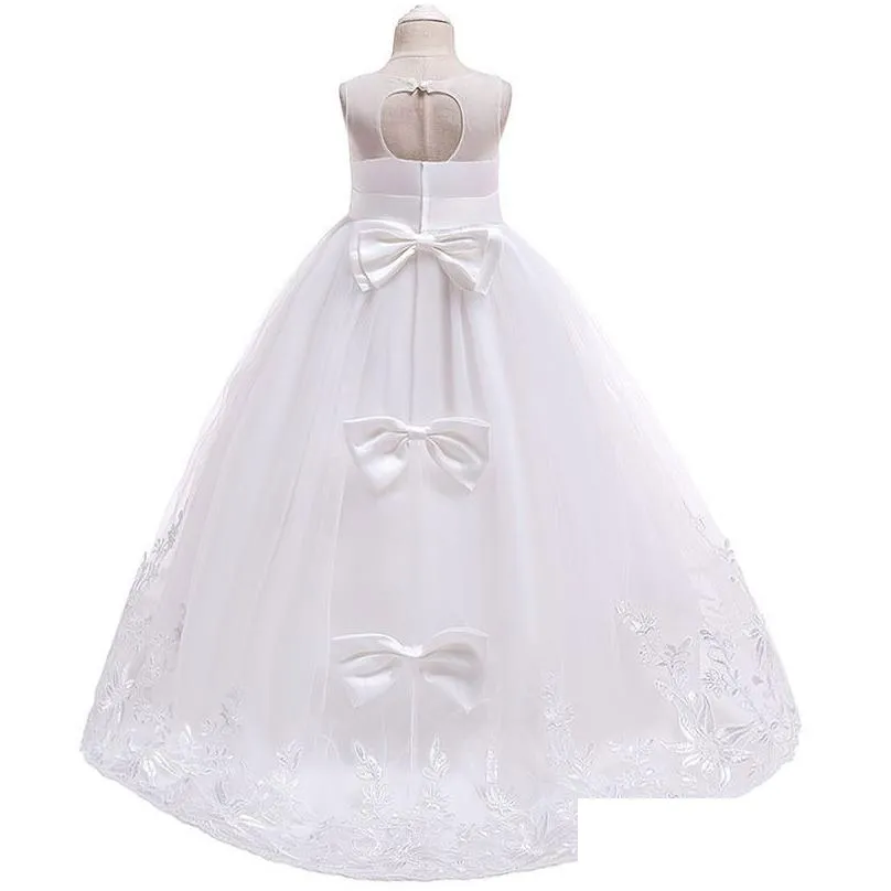 christmas girls long bridesmaid dress elegant kids clothes children wedding formal girl party princess 10 12 years 220308