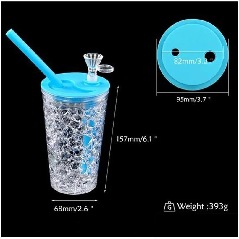 milk tea bottle glass hookah smoking pipes multicolor glasses pipe with glass accessories 528 r2