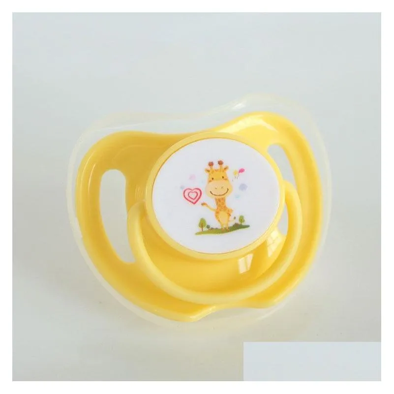  born baby cartoon pacifiers infant food grade silicion nipples feeding safe girl boy gift c3577