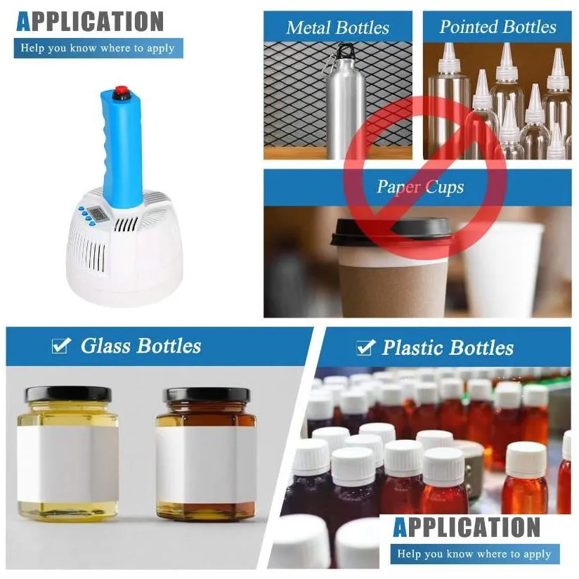 power tool sets handheld electromagnetic induction sealer honey plastic bottle aluminum foil sealing machine 20-100mm cap