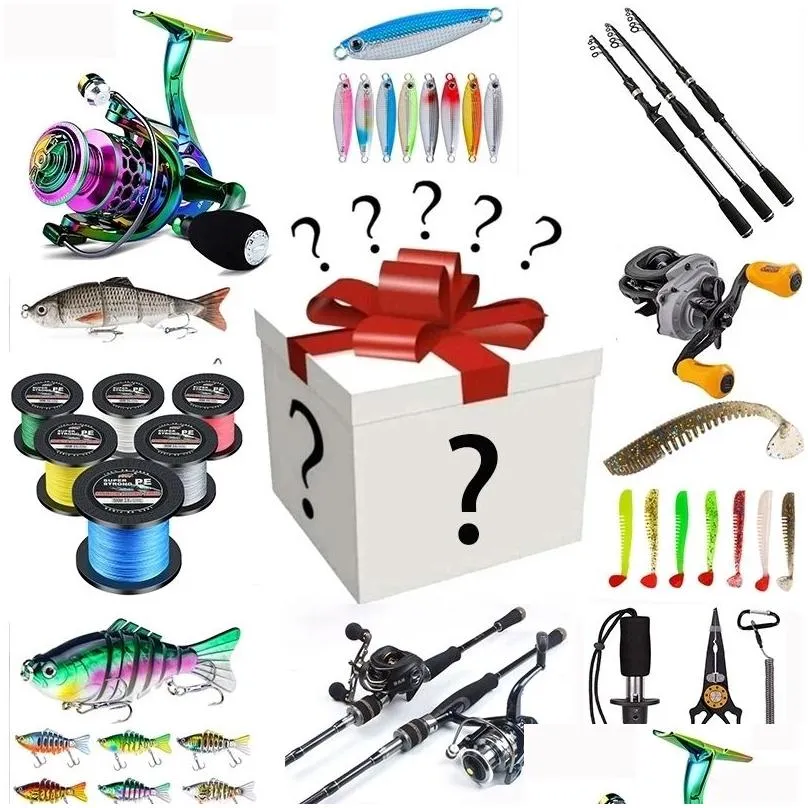 favorite lucky mystery lure lure/set 100% award winning super value high quality surprise gift blind box random fishing set 220614