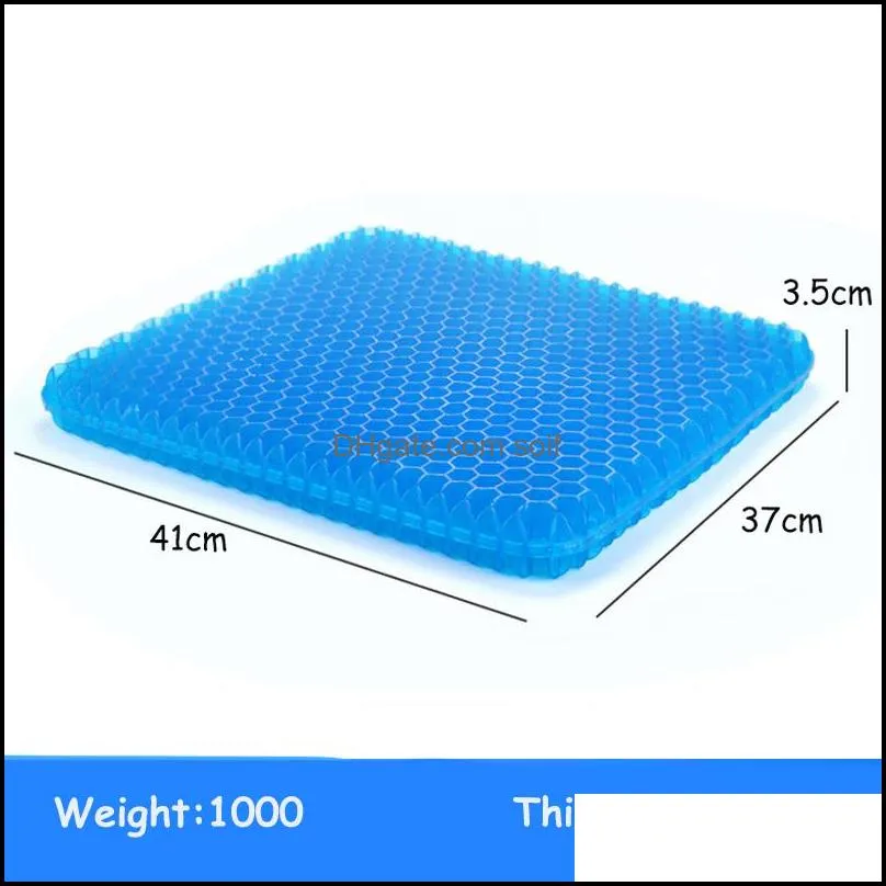 gel seat cushion double thick egg summer for pressure relief breathable chair pads car office