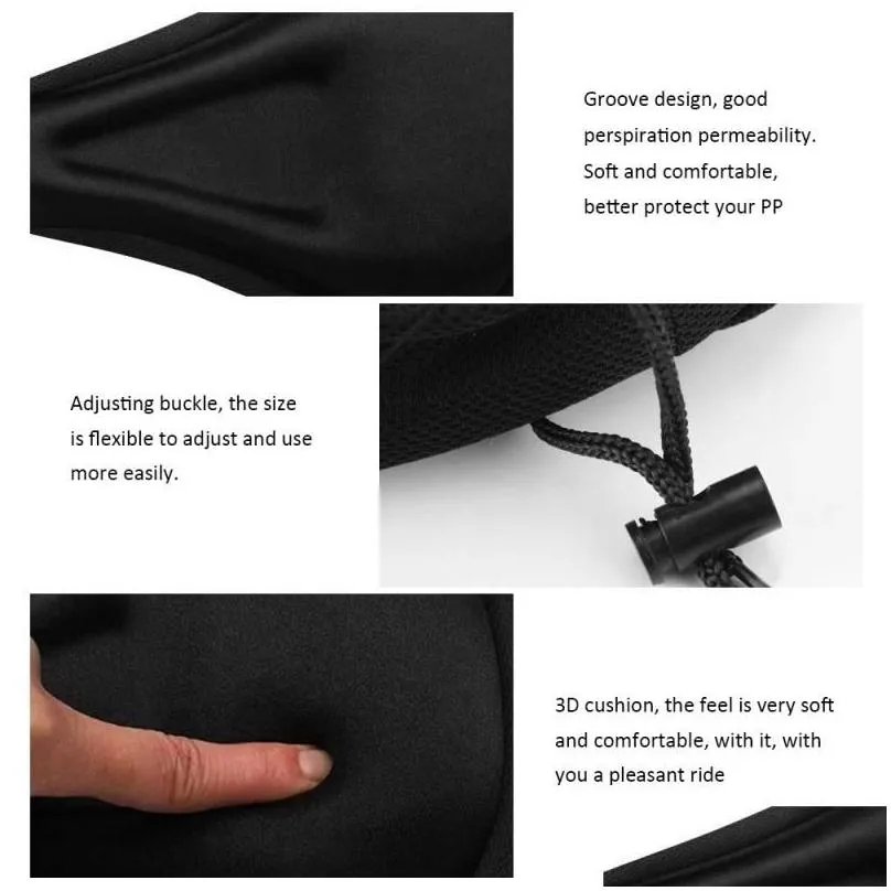 bike seat cushion padded gel wide adjustable saddles cover for men womens comfort compatible with peloton stationary exercise or cruiser