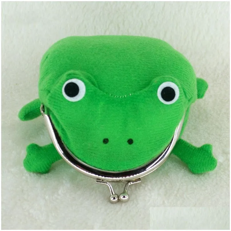 children frog coin purse cartoon anime cosplay frog wallet kids cute personality purse c4093