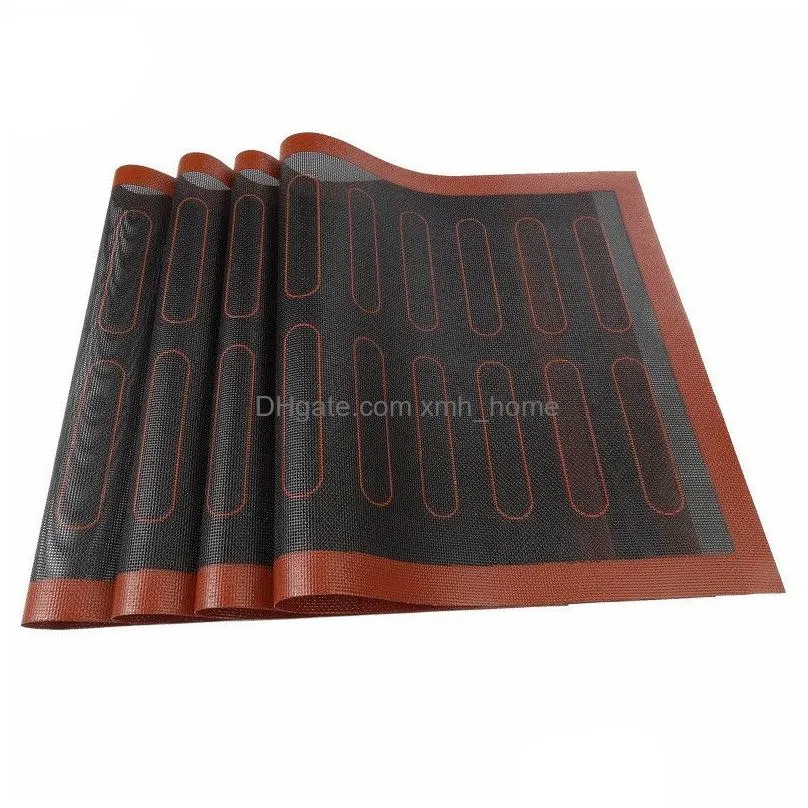 perforated silicone baking mat non-stick oven sheet liner for cookie /bread/ macaroon kitchen bakeware accessories xbjk2103