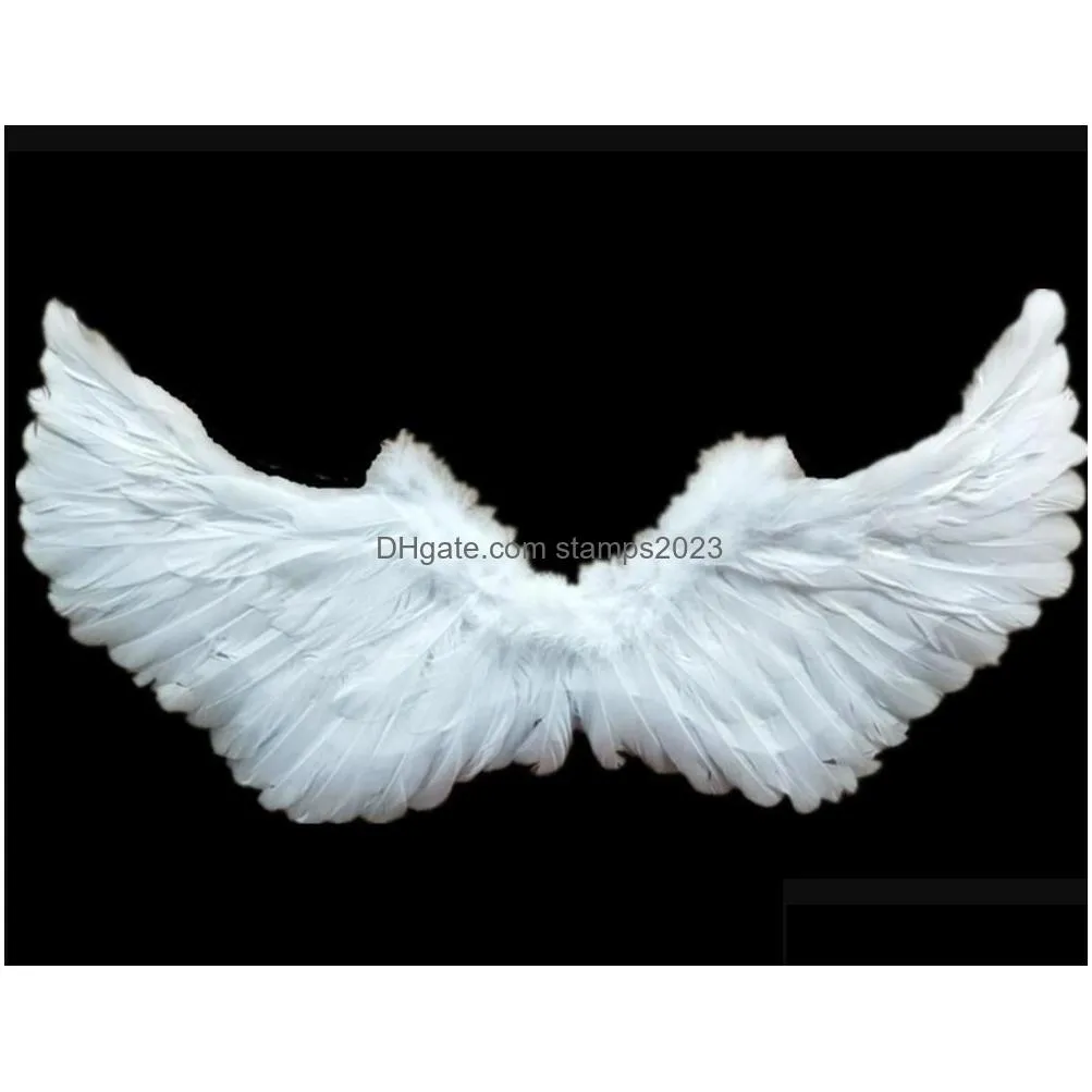 angel wing feather fairy wingsare swallow design party decoration halloween christmas masquerade carnival cos costumes props black