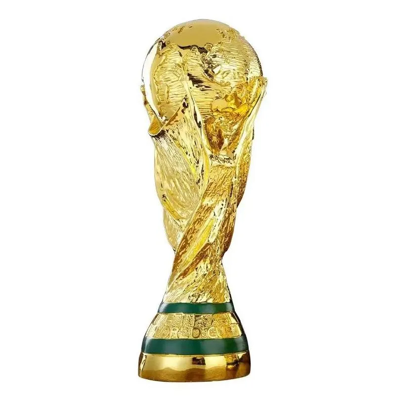 other festive party supplies world cup golden resin european football trophy soccer trophies mascot fan gift office decoration