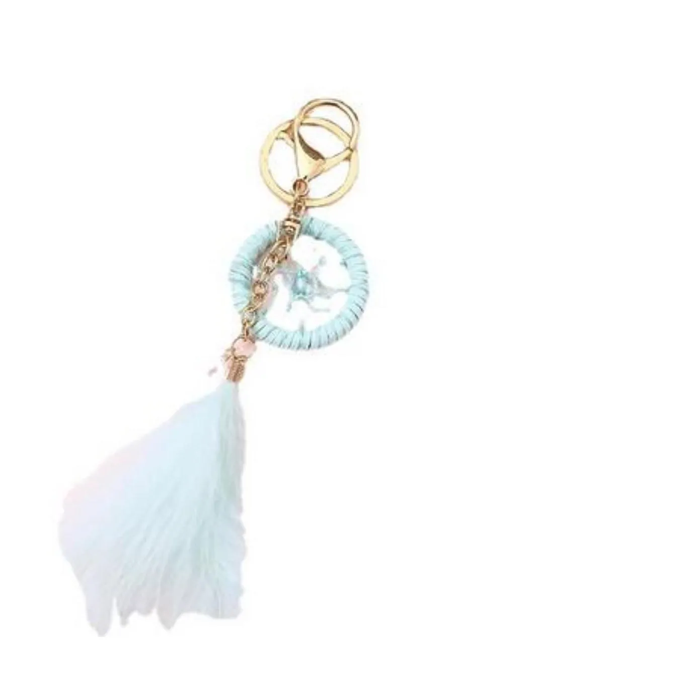 Fashion Aessoriescolors Keychain Dreamcatcher & Bag Pendant Decoration Gift Handmade Mini Mordern Style Dream Catcher Keychains 1648 Q2