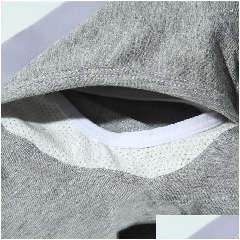 Underpants Fashion Big Penis Bag Men`s Underwear Boxers Separated Cotton Breathable Sweat Absorbing Comfortable Mid-Waist