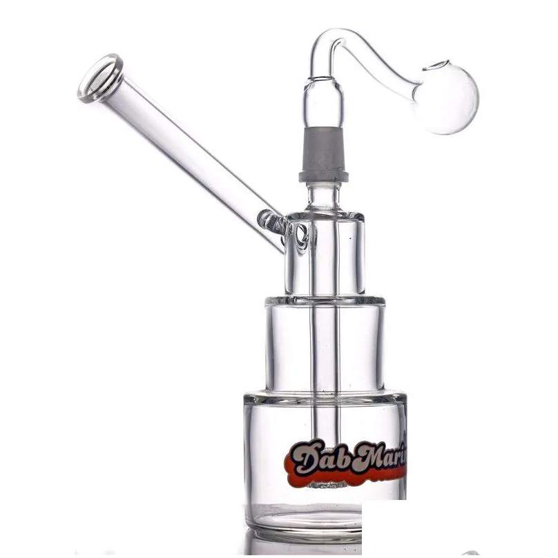 16 styles Glow In The Dark Beaker Bong bubbler Water Pipe 8 arm tree perc recycler fab egg Dab Oil Rig with male banger nail clear