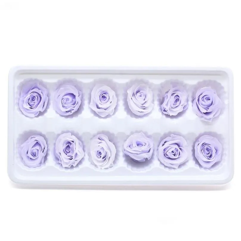 Real Rose Eternelle Box Natural Preserved Flower Rose 3-4cm Immortal Valentines Day Gift Fleur Eternelle1