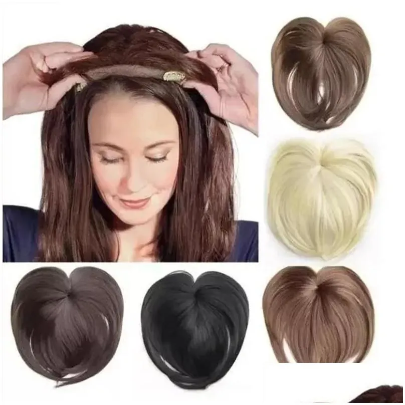 Seamless Hair Topper Clip Silky Clip-On Hair Topper Human Wig For Women Wholesale Quality Wig Accessories1