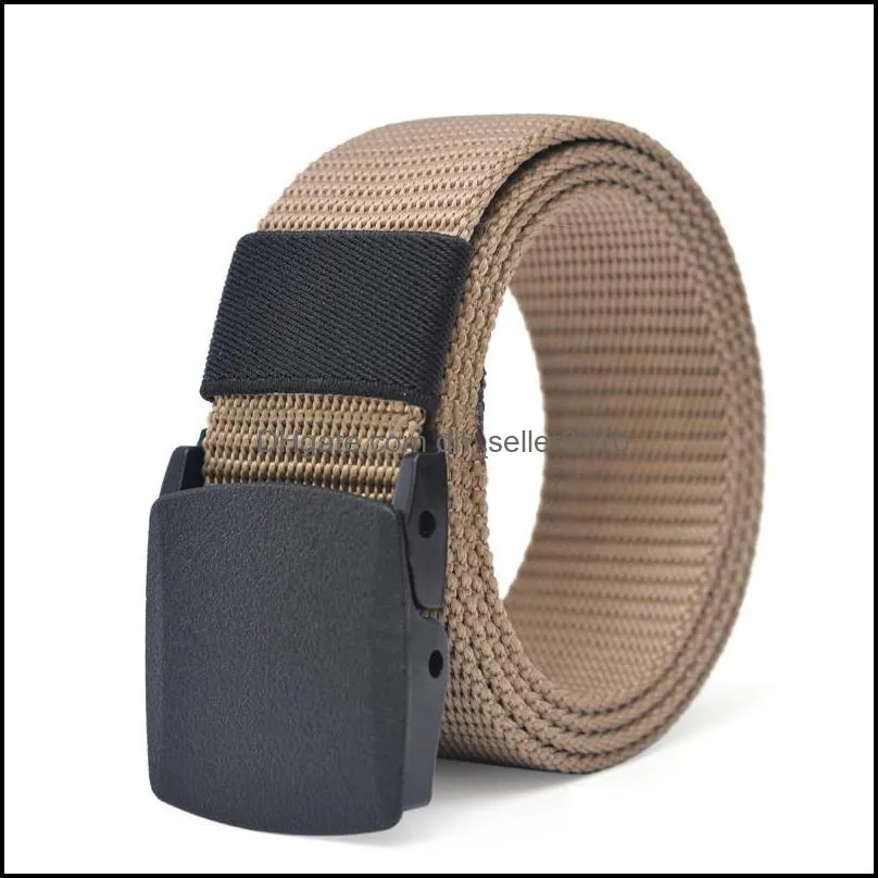 Snap Button Belt Quick Drying Smooth Motion Buckles Anti Allergy Ceinture Fashion Accessory Woman Man Waistband Outdoors 2 75rd K2