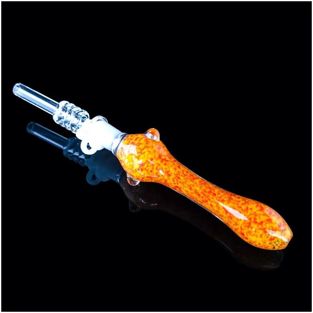 Glass NC Kit with Quartz Tips Dab Straw Oil Rigs Silicone Smoking Pipes smoking accessories