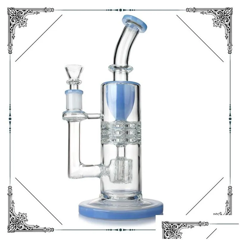 Recycler Bong with Matrix percolator Hookha glass waterpipes smoking hookahs water recycler bongs oil rig bubbler