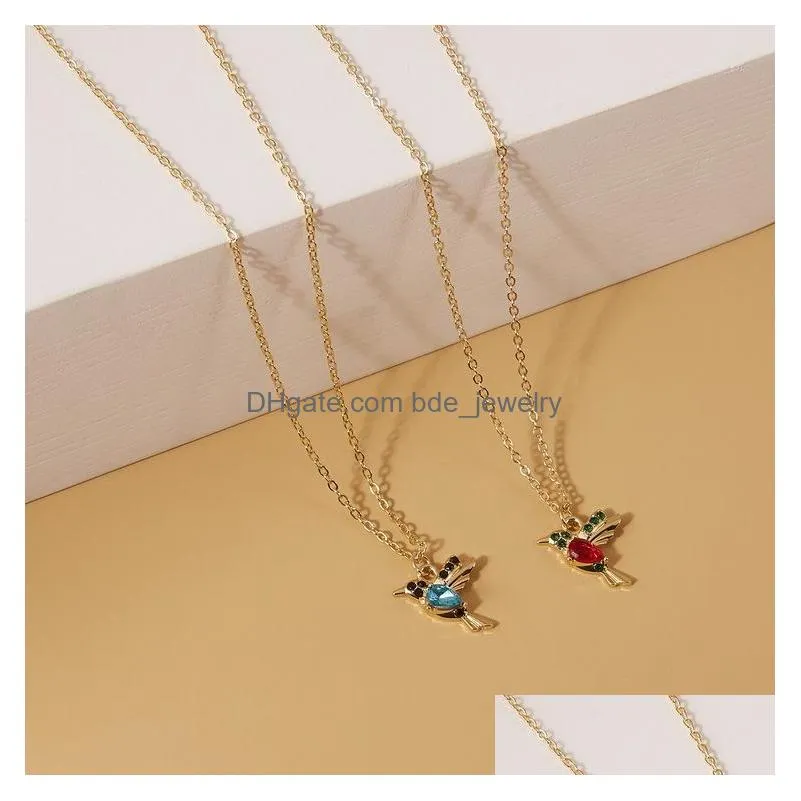 fashion little bird drop long hanging earrings for women elegant girl animal hoop earring necklace jewelry personality gift
