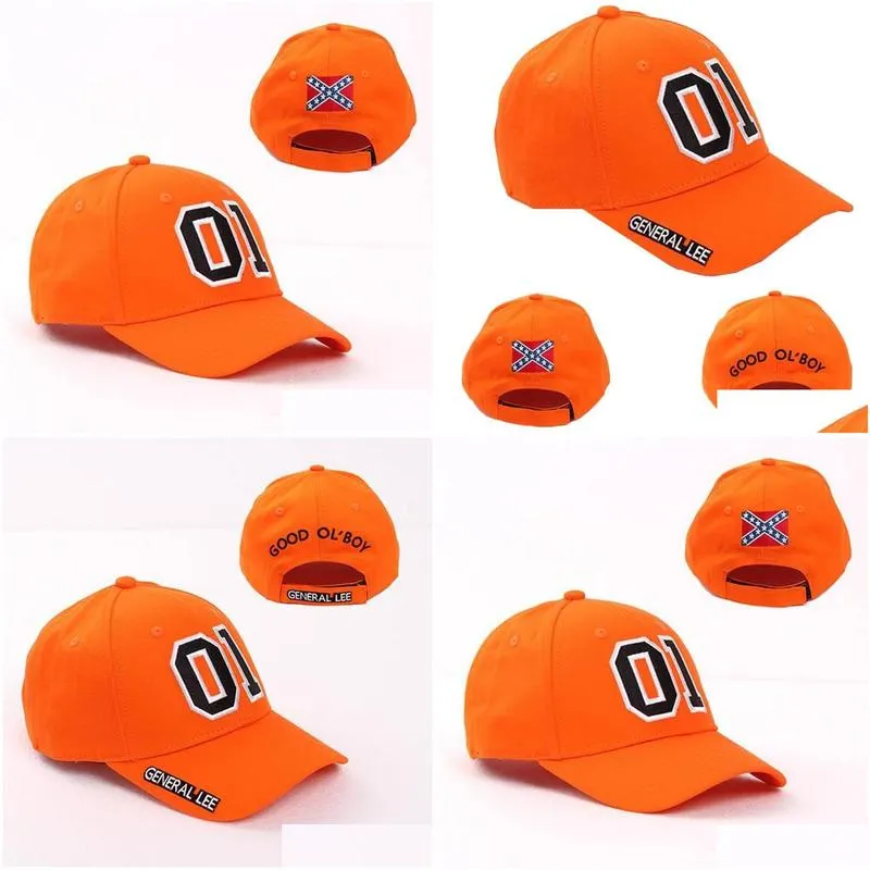 Other Event & Party Supplies General Lee 01 Cosplay Hat Embroidery Unisex Cotton Orange Good OL` Boy Dukes Adjustable Baseball Cap