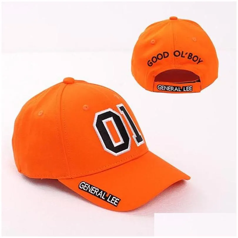 Other Event & Party Supplies General Lee 01 Cosplay Hat Embroidery Unisex Cotton Orange Good OL` Boy Dukes Adjustable Baseball Cap