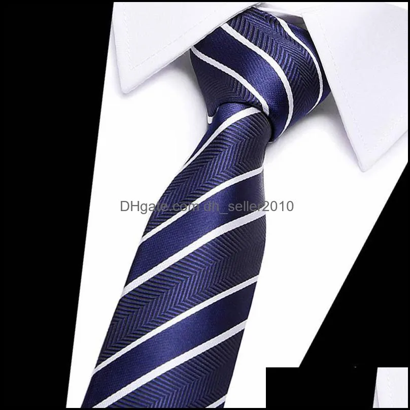 Wedding Men Ties Set Extra Long Size 145cm*7.5cm Necktie Red Pink Stripe 100% Silk Jacquard Woven Neck Tie Suit Wedding Party1 812 Q2