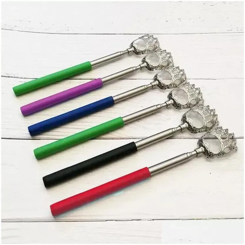 telescopic bear claw back scratcher easy to fall off healthy supplies stainless steel scratchers high grade