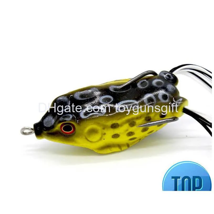 double propeller frog soft baits shad soft lure jigging fishing lure bait prop topwater catfish silicone artificial wobblers