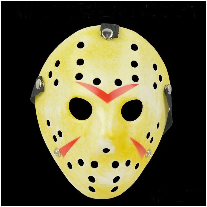 freddie vs. jason francis mask party halloween mask thickened plastic terrorist killer jason face mask