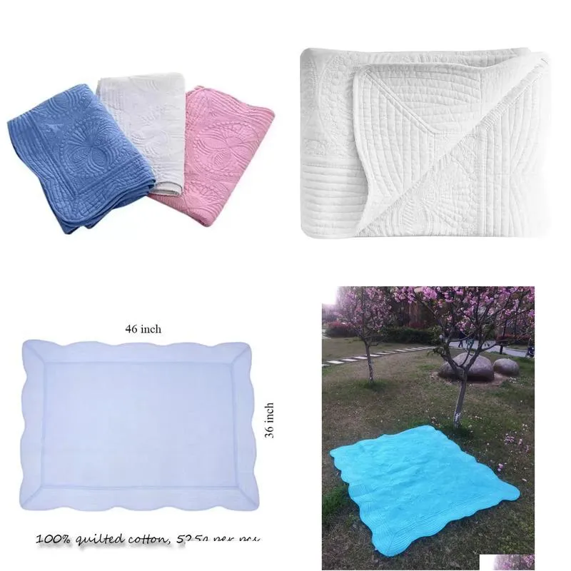 baby blanket 100% cotton embroidered kids quilt monogrammable air conditioning blankets infant shower gift 10 designs wholesale