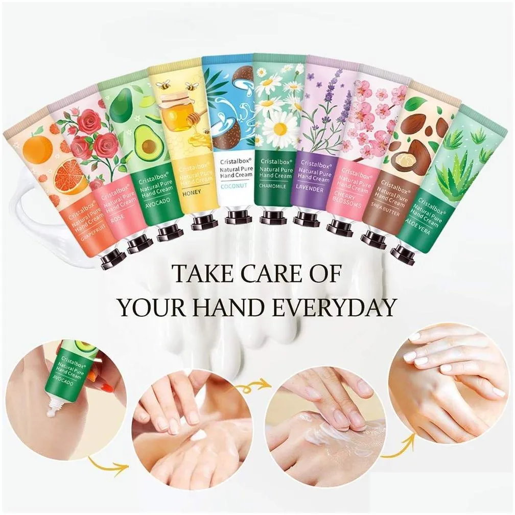 Other Health Beauty Items Hand Cream Gift Set Bk Small Lotion For Dry Cracked Hands Moisturizing With Shea Butter Women Mi Lulubaby