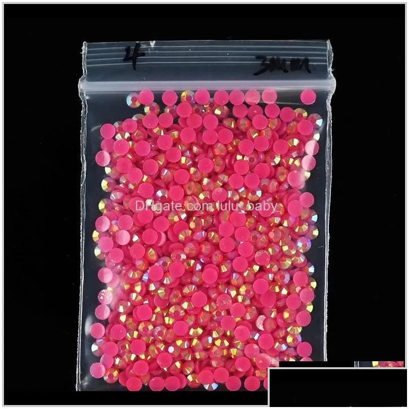 1000Pcs Resin Diamonds Jelly Rhinestones M 4Mm 5Mm Iridescent Clean Abside Flatback Reflective Zb18 Dazwq 1Czd9