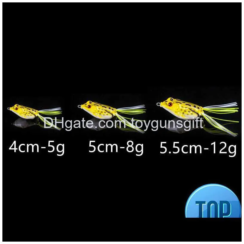 double propeller frog soft baits shad soft lure jigging fishing lure bait prop topwater catfish silicone artificial wobblers