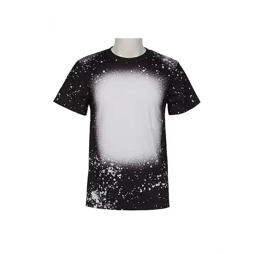other festive party supplies sublimation bleached shirts heat transfer blank bleach shirt polyester tshirts us men women party