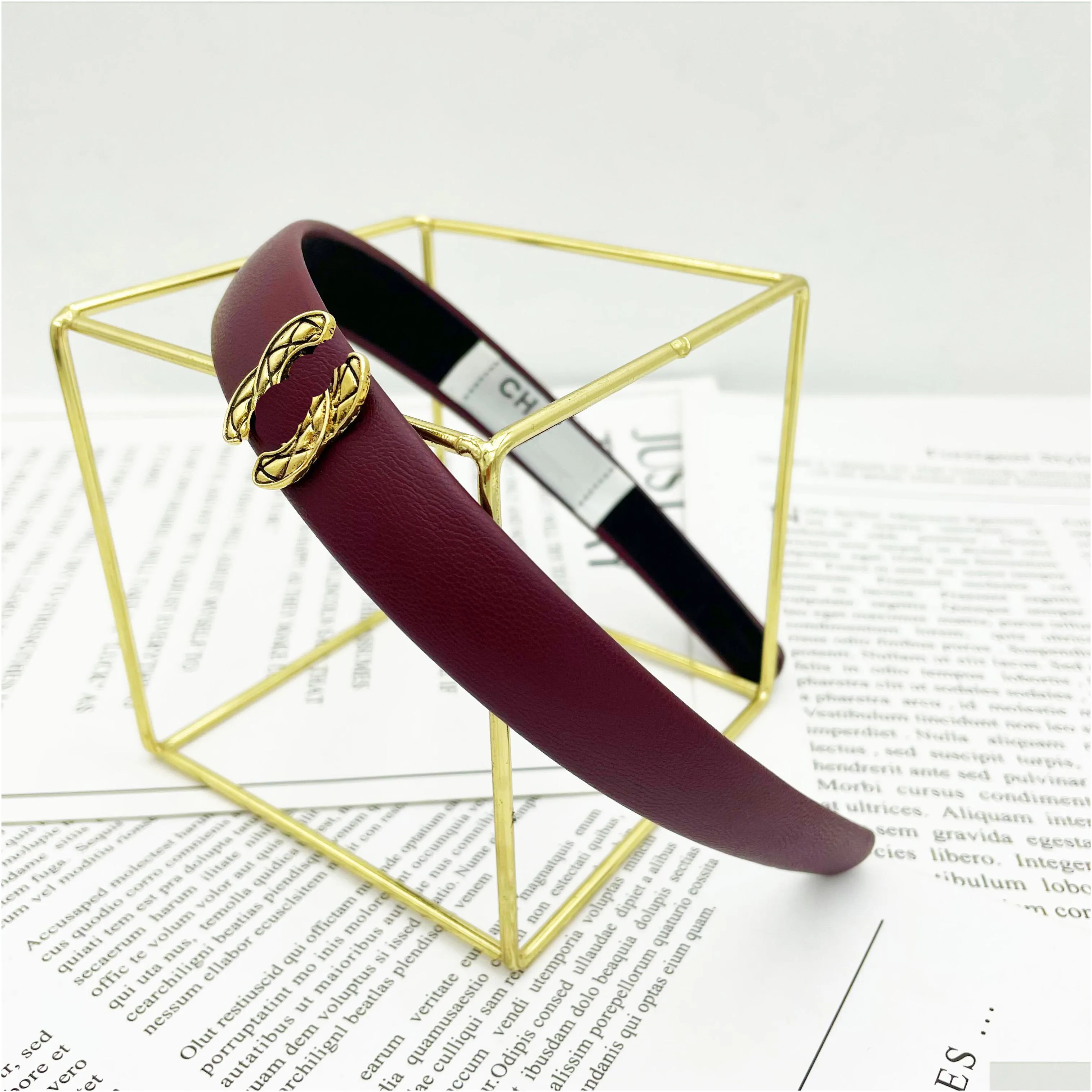 5 style korean fashion headband candy color girl hair hoop vintage design hair band fashion versatile leather hair clip spring family couple gift french
