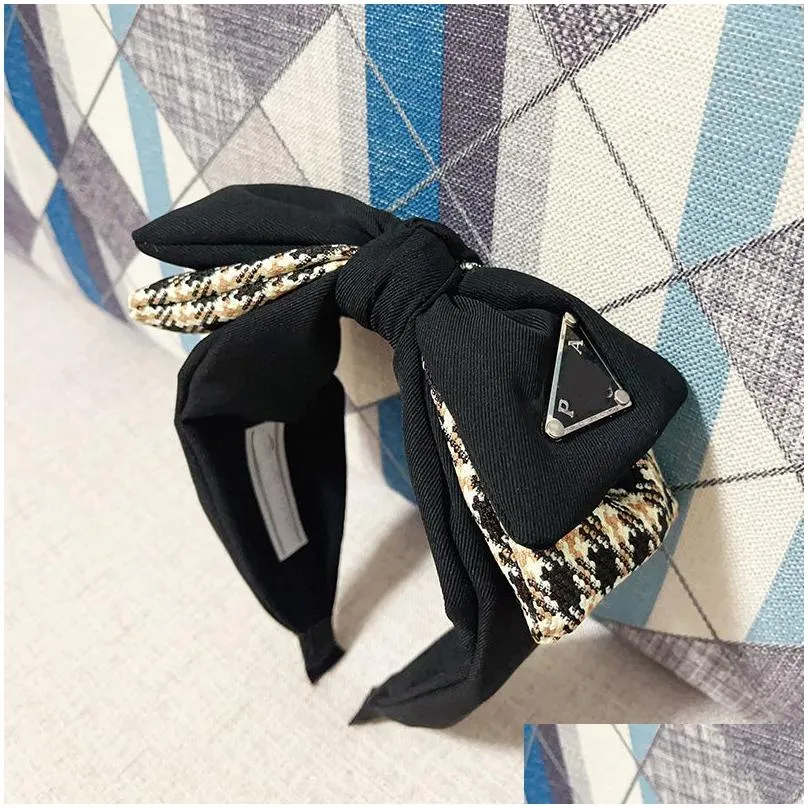 fashion girls bow hair clips vintage design plaid hair barrettes spring and autumn travel hairjewelry fashion versatile french headwear lovers family love