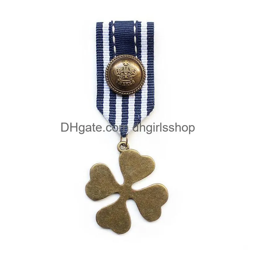 unisex vintage brooches pins british navy wind badges clothing costumes fashion jewelry for women man
